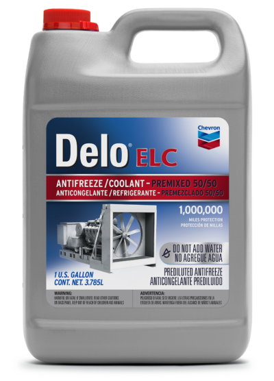 Chevron Delo® ELC Premixed 50/50 Antifreeze/Coolant (Red)