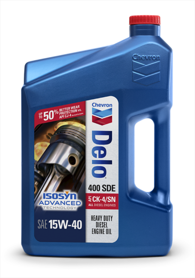 Chevron Delo® 400 SDE Heavy Duty Diesel Engine Oil 15W-40