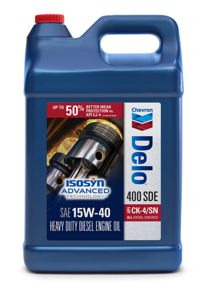 Chevron Delo® 400 SDE Heavy Duty Diesel Engine Oil 15W-40