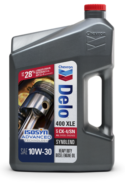 Chevron Delo® 400 XLE Synthetic Blend Diesel Engine Oil SAE 10W-30