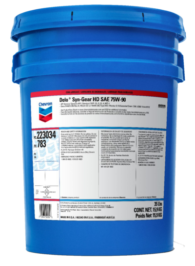 Chevron Delo® Syn-Gear HD Gear Oil SAE 75W-90