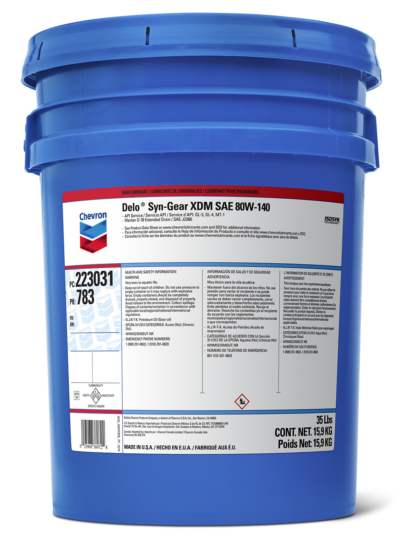 Chevron Delo® Syn-Gear XDM Gear Oil SAE 80W-140