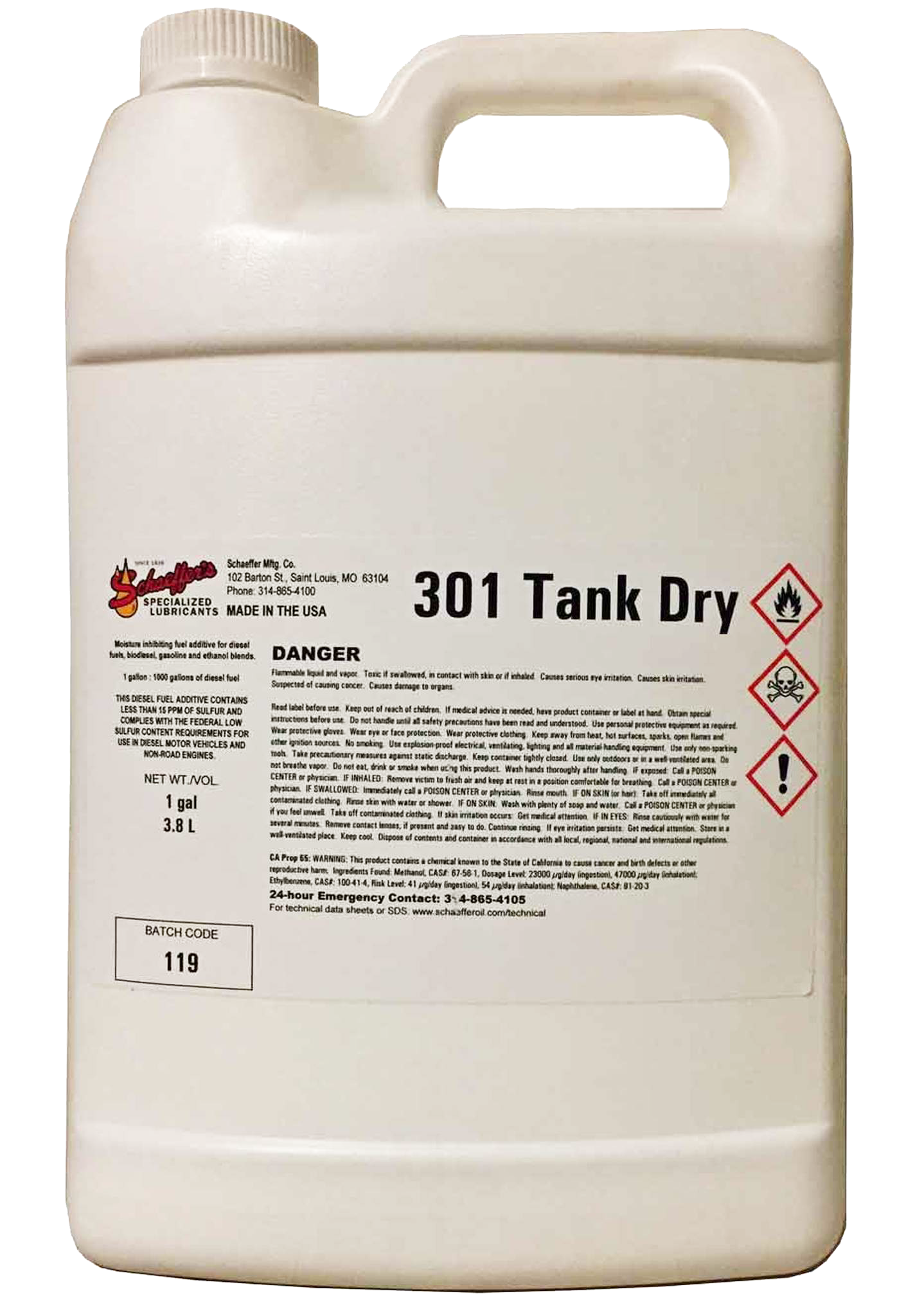Schaeffer's 301 Tank Dry