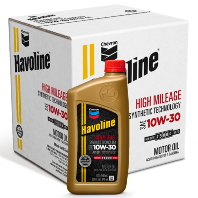 Havoline® High Mileage Synthetic Technology Motor Oil 10W-30
