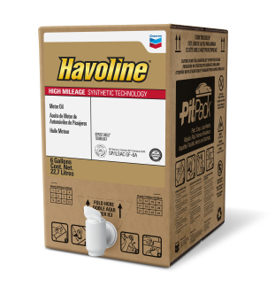 Havoline® High Mileage Synthetic Technology Motor Oil 5W-30