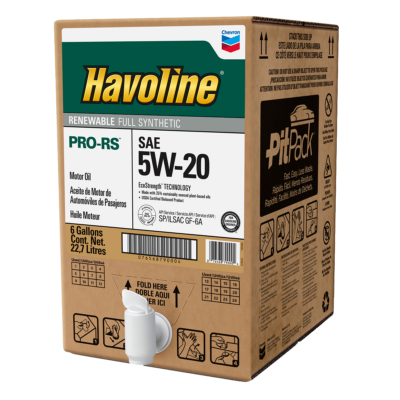 Havoline® Pro-RS® Renewable Full Synthetic Motor Oil 5W-20