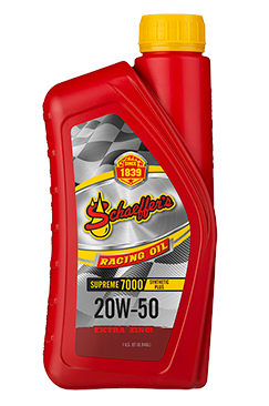 Schaeffer's 705 Supreme 7000™ Synthetic Plus Racing Oil 20W-50